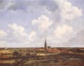 Paysage avec l’église et le village Jacob Isaakszoon van Ruisdael